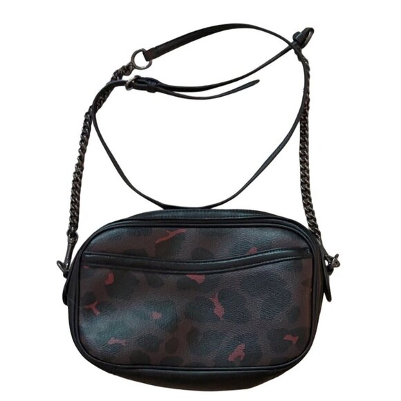 COACH Mini Ocelot Cheetah Print Jamie Crossbody Camera Bag, 2-way Minimalist - Picture 2 of 5